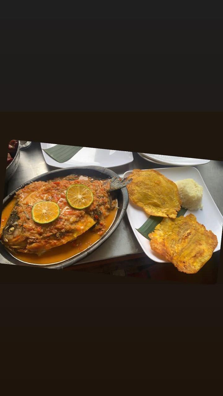 Cachama en salsa Criolla