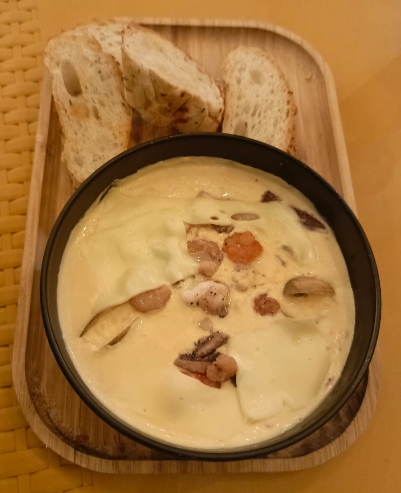 Cazuela de mariscos