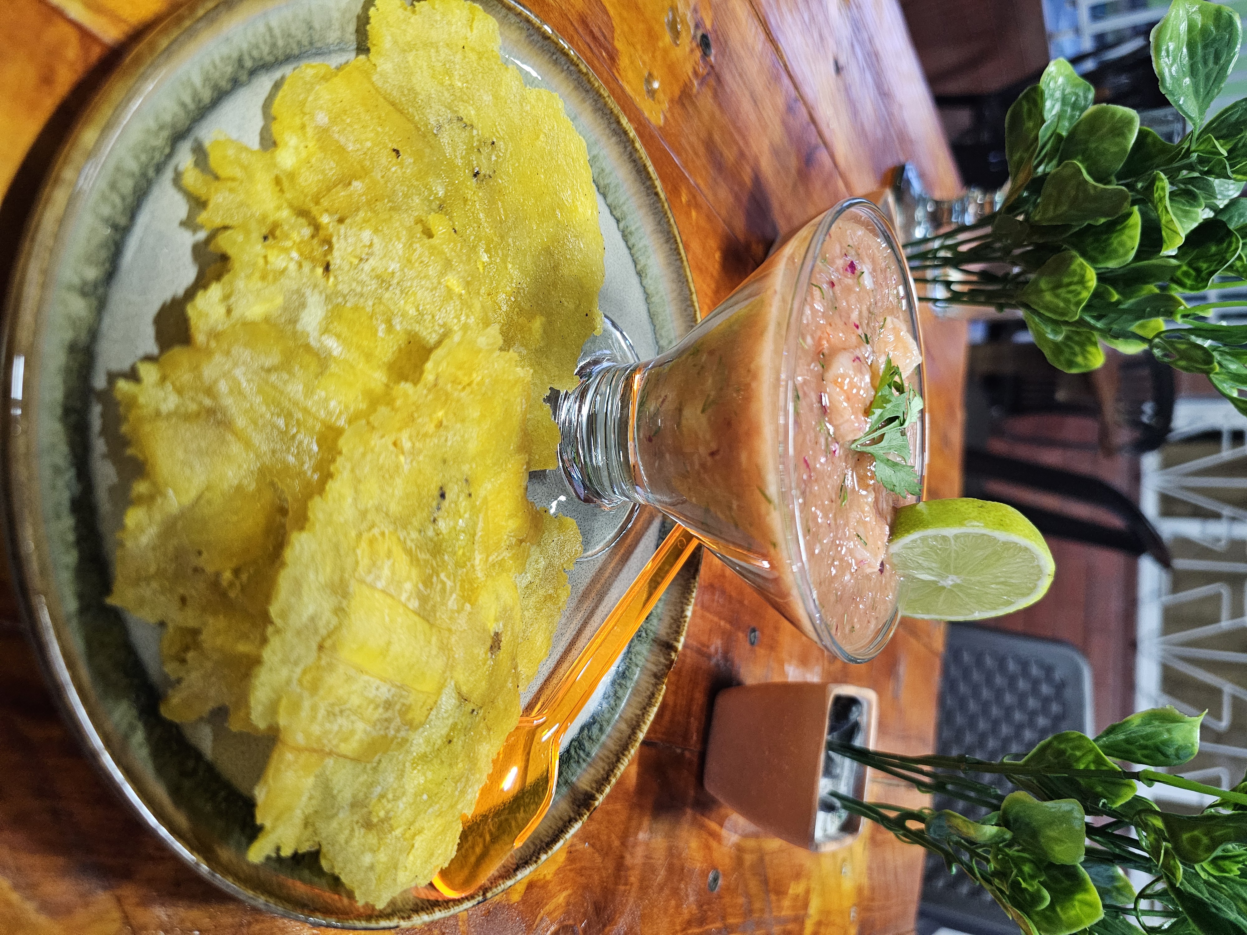 Ceviche de camarones